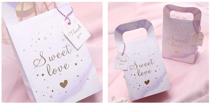 fsc custom handmade wedding gift paper bag candy bag wholesale