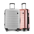 High quality rolling with removable wheels ABS PC travel trolley hard suitcases fancy personalize frame luggages