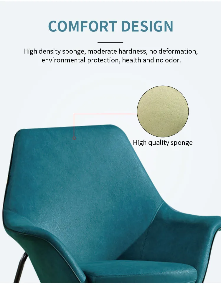 Office Room Modern Chair Seater Leather Seat Set Arm Chairs Leisure Furniture 1 Seccional Single Sofa