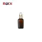 Cosmetic 50Ml Square Essential Oil Glass Bottle With Dropper Wholesale