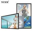 43 inch indoor touch screen wall mounted advertising display lcd led video player