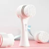 Best selling Products 2019 Facial Equipment Double Sided Face Spa Portable Beauty Gadget Manual Sonic Facial Cleaning Brush