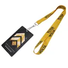 Lanyard Factory custom cheap Polyester sublimation printed id card holder neck strap lanyards with logo