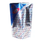 Sliver plastic heat seal aluminum foil smell proof toner powder packaging stand up bag