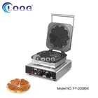 Goodloog Hot Selling 1750 W Snack Food Kitchen Equipment Heart Waffle Maker Commercial