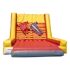 Crazy outdoor game inflatable sport games sticky wall inflatable jumping sticky wall for kids and adults