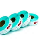 100 x 100 mm roll adhesive blank supermarket price shipping sticker direct thermal paper barcode labels