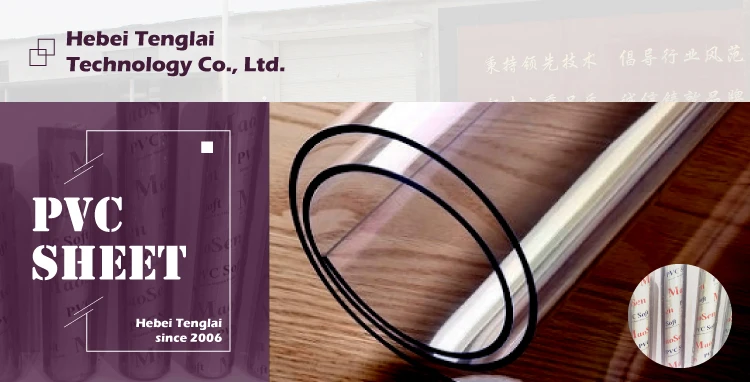 Professioanl Manufacturer Clear Pvc Sheet Thin Plastic Pvc Soft Sheet