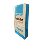 Kraft Paper Bag 2 Ply 3 Layers Square Bottom Brown Kraft Paper Bag For Wheat Grain Packing