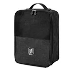 Custom hanging polyester mesh easy travel waterproof dustproof sneaker bag holder under bed space saver shoe organizer
