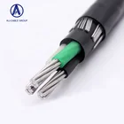 Pvc Cable Pvc Cable Awg Aluminum Conductor PVC Insulated Concentric Neutral Cable