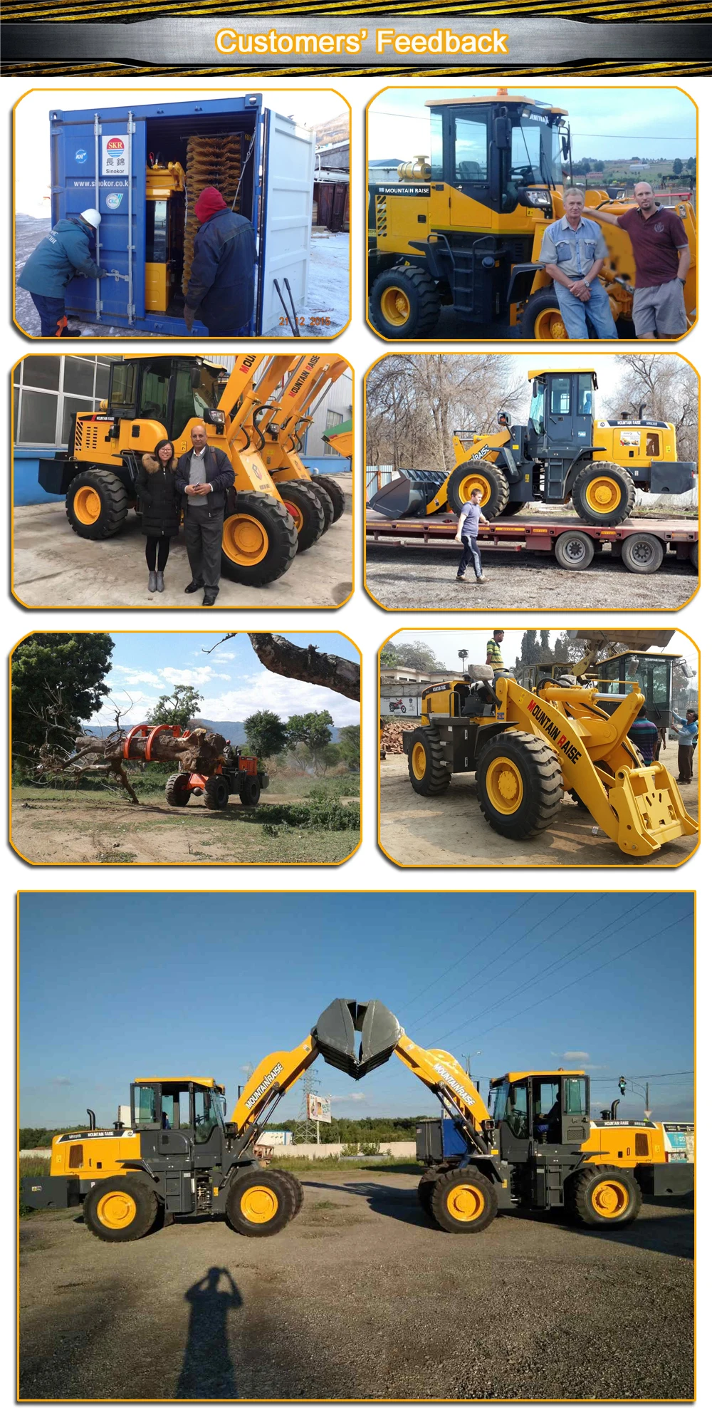 ZL06 ZL08 small loader mini wheelloader