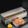 High Quality Manual Stainless Steel Plastic Food Cling Film Wrapping Sealing Machine