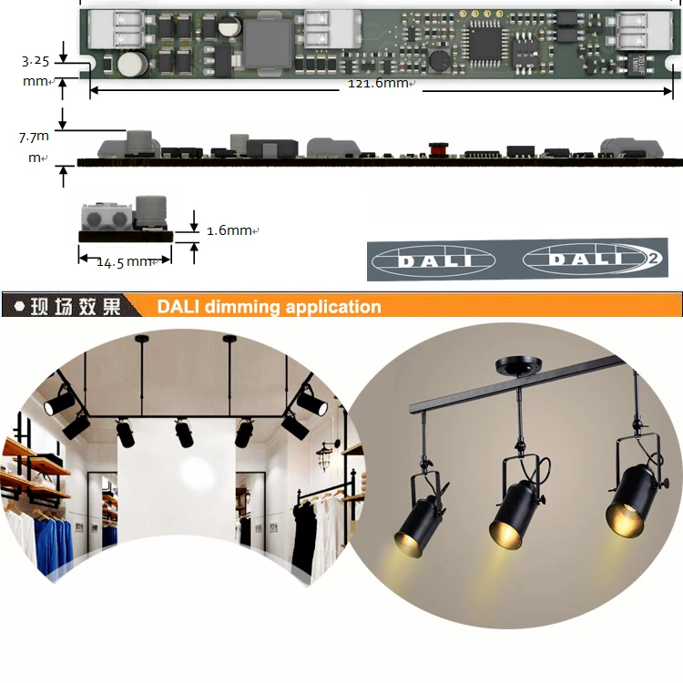 track light 30W dali dimming constant current OEM&ODM acceptable DALI driver for dali dimmable