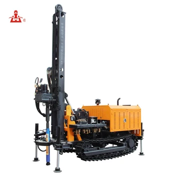 KW180 180m air compressor percussion hydraulic drill rigs, View quarry drilling equipment, Kaishan P