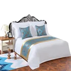 80% cotton 20% polyester cheap white hotel bed sheet set