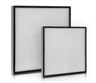 Factory price deep pleated glass fiber h13 h14 hepa filter with aluminium frame