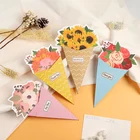 Card Creative a Bunch of Flowers Greeting Card Wedding Invitations Valentine's Day Gift Card
