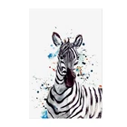 modern animal wall art black and white oil painting zebra handmade canvas prints