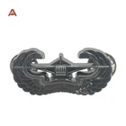 Metal Silver Crafts Badge Silver High Quality Silver 3d Lapel Pin Metal Crafts Wing Badge