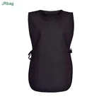 Customized Petrol Station Workers Polyester Unisex Cobbler Cleaning Apron Smock Uniform with 2 pockets