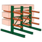GTY Double Side Warehouse Storage steel galvanized Cantilever racking