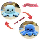 Doll Toy Cute Kids Gift Soft Plush Doll Toy Double Sided Flip Stuffed Reversible Octopus