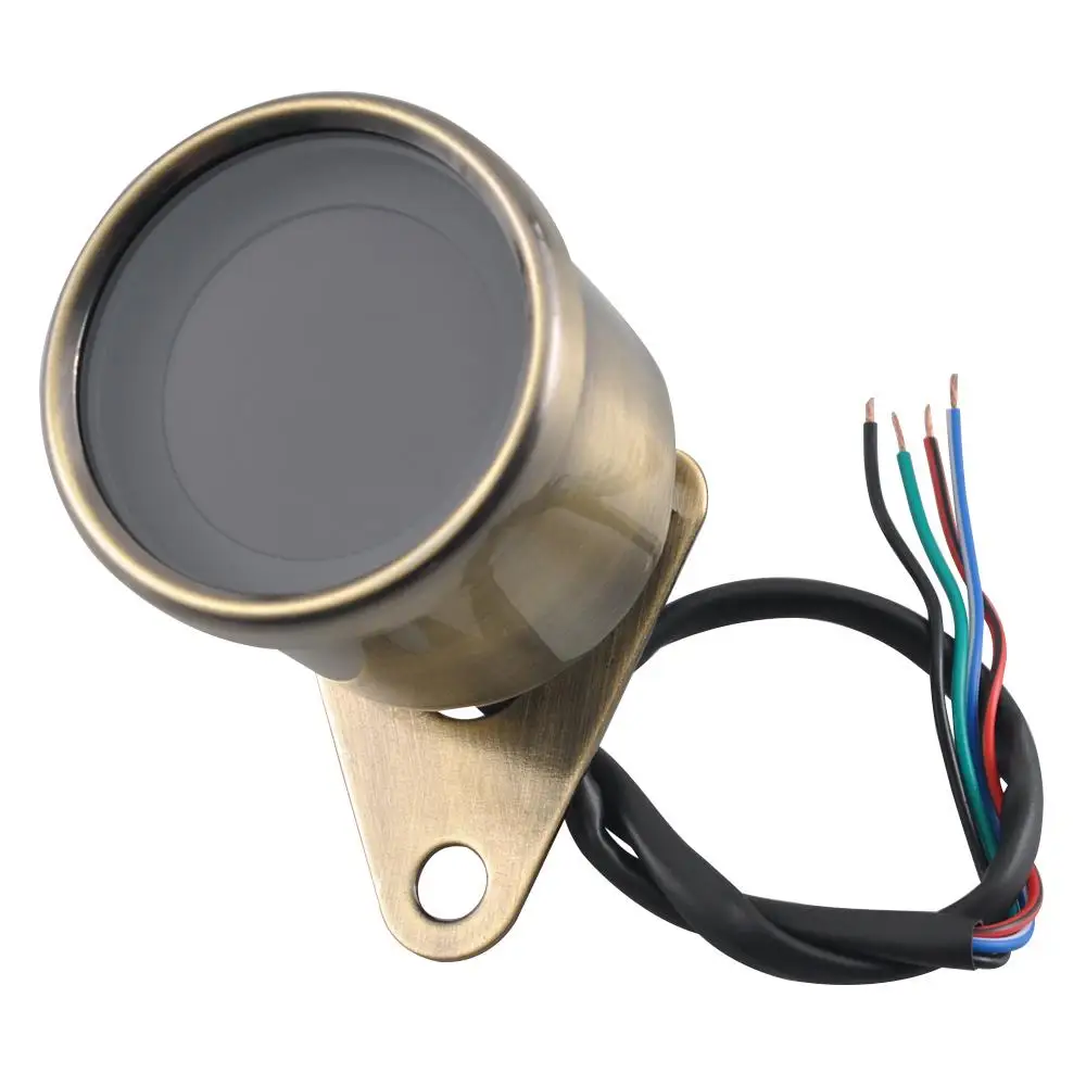 12V Backlight LCD Digital Motorcycle Speedometer Tachometer Odometer Oil Level Gauge Motorcycle Accessories Instruments New