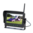 7 inches car lcd monitor ahd tft wireless reversing monitor
