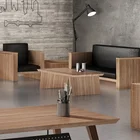 Mdf Table WESOME Office Furniture Simple Melamine Mdf Board Modern Office Wooden Coffee Table