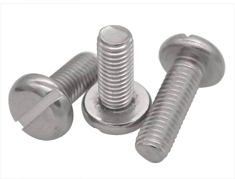 M1 6 M8 Stainless Steel Din 85 Iso 1580 Slotted Pan Head Screw Buy