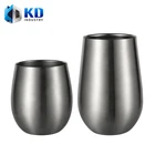 Stainless steel insulated cup Double Wall Stainless Steel Travel Mugs egg shape cup mugs