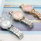 Crystal Watch Fashion Luxury Lady Crystal Rhinestone Wrist Watch Women Bracelet Quartz Watch