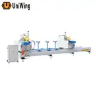 Double Head Cutting Saw for uPVC WPC Window and Door frame cutting