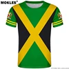 Jamaica Flag Men's T-shirt Custom Name Number Sublimation T-shirt National Flag Country Print Tshirt Men