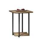 Modern Living Room Furniture Design Luxury Metal Frame Bed Wooden Side Tea End Table Set Chinese Factory