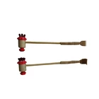 Fashion New Bamboo Rod Plastic Head Seven Nail Hammer Multi-Function Back Scratcher Itch Scratch Massage Tool