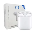 Hot selling 2019 new touch control wireless earphones mini bluetooth 5.0 earpuds i 12 tws