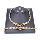 Jewelry 14k Gold Hiphop Necklace XO Jewelry African Jewelry Sets
