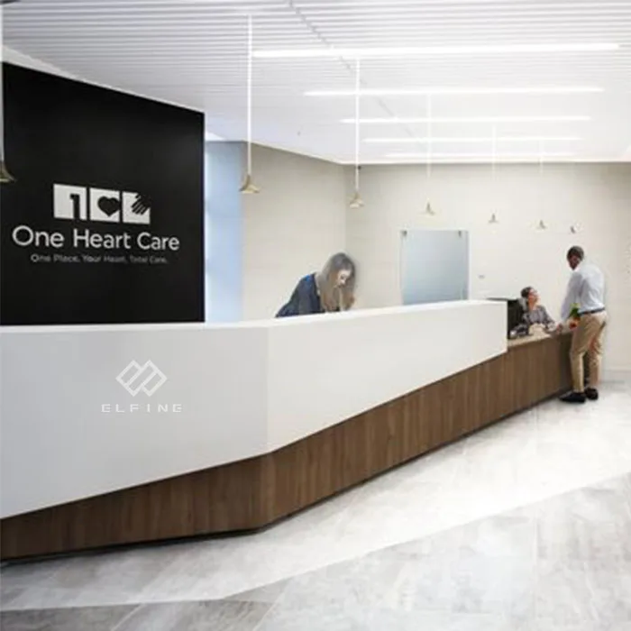 Large reception superior quality medical clinic dental reception counter for hospital