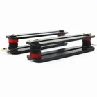 Wholesale new design portable compact custom carbon fiber key chain key holder organizer