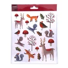 Wholesale safety gift cheapest epoxy dome gel sticker for Christmas glass