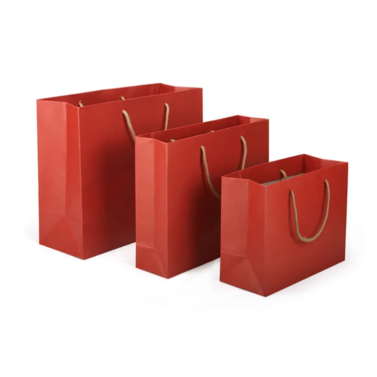 print retail gift party shopping packaging kraft paper bag with