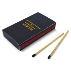 Custom Colored Head Candle Packaging Box Wooden Gift Matches