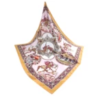 New Hot Stylish Design Customize Print Silk Polyester Scarf Digital Printed Women Scarfs