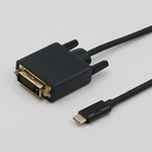 1.8M 1080P USB Type C 3.1male To DVI 24 1 Male Adapter Converter Cable