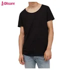 Men short sleeve breathable O-neck slim fit bamboo spandex fabric sport tee custom sport t-shirts
