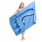 Quick Dry Water Absorbent Recycled Beach Travel Microfiber Suede Towel