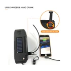 Fm am ポータブルミニポケットダイナモ Mp3 スピーカーアンプ天気アラートパネルデジタルで日本ソーラーラジオ