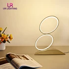 Study Table Light European Style Retro Bedroom Livingroom Study Popular Ring Led Table Light